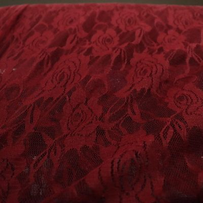 Renda Poliester - Vinho